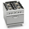 Cucina a gas 4 fuochi Berto's S900 al miglior prezzo