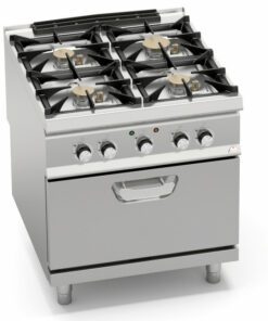 Cucina a gas 4 fuochi Berto's S900 al miglior prezzo