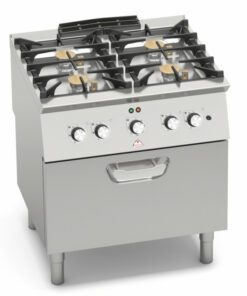 Cucina a gas 4 fuochi su forno elettrico Berto's al miglior prezzo, contattaci per ricevere le nostre migliori offerte